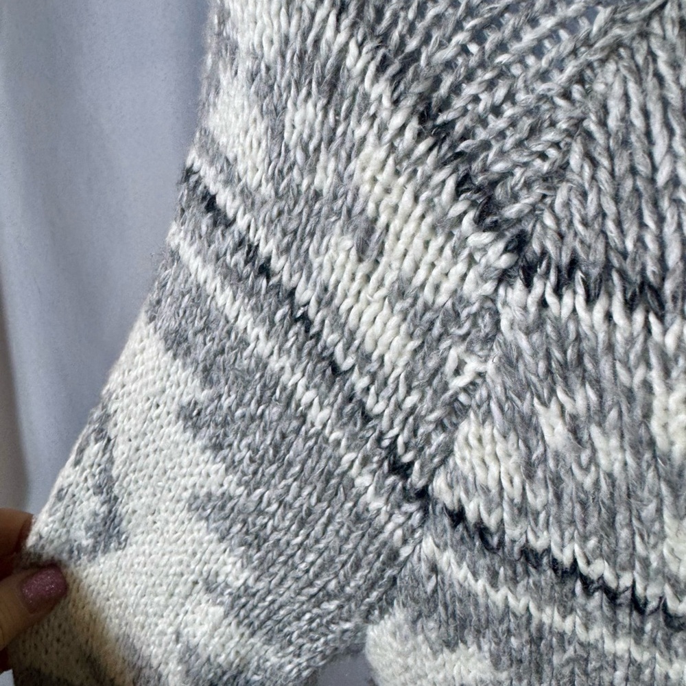 Bethany Mota Cotton/Acrylic Shawl Collar Zip‎ Up Sweater W/Pockets size M - Picture 6 of 13